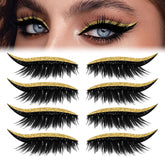 UseMy patch ombre yeux et cils doré, look rapide et durable.