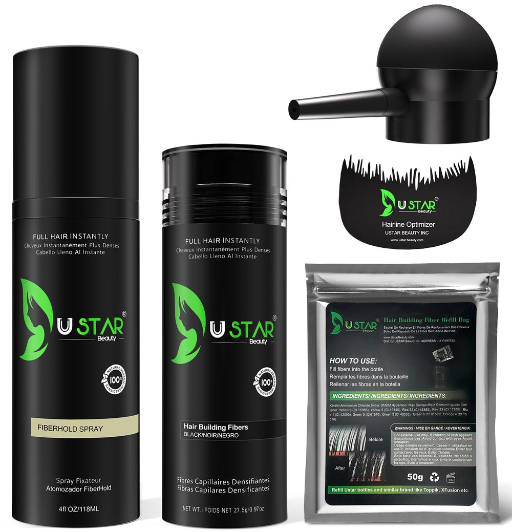 USTAR Fibres capillaires – densité immédiate pour cheveux plus épais