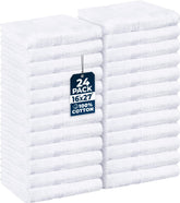 Utopia Towels paquet de 24 serviettes salon 40x68 cm, absorption élevée pour les mains