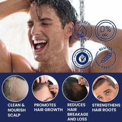 Texture mousse douce du shampoing Uttse Biotion pour un lavage agréable.