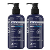 Uttse Shampoing Biotine pour homme : densité capillaire accrue et soin quotidien.