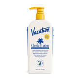 VACATION Classic SPF50: bouteille-pompe prête pour une application rapide au soleil