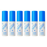 VACATION Mini Super Spritz SPF50 : brumisateur visage portable, protection légère tout au long de la journée.