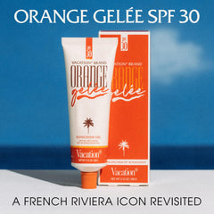VACATION Orange Gelée : texture baume-huile qui fond sur la peau