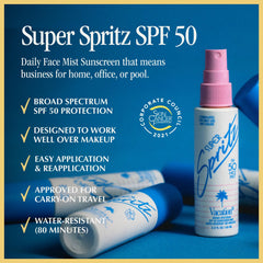 VACATION Super Spritz brume visage fine et invisible pour tout teint
