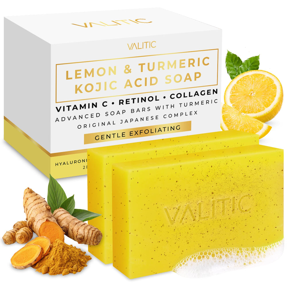 VALITIC Savon Citron Curcuma: bouteille prête à l’emploi pour usage quotidien