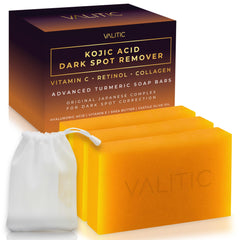 VALITIC Savon Kojic Acid – barre, pour un teint plus uniforme avec une utilisation régulière.