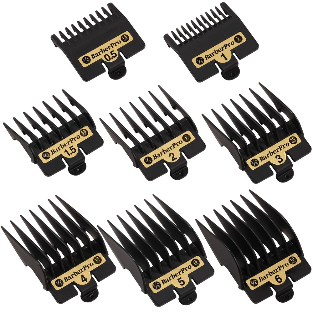 Garde-tondeuse VALLNEI – 8 longueurs pour BaByliss Barberology, montage rapide.