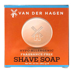 Van Der Hagen savon de rasage inodore, hydratant pour la peau.