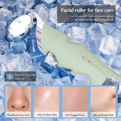 Rouleau Vangines alliage zinc, massage frais et relaxant.