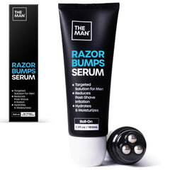 Sérum Vanibiss rouleau métallique pour apaiser irritations après rasage et prévenir poils incarnés.