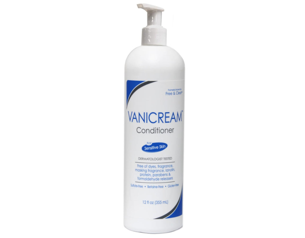 Vanicream après-shampooing : bouteille sans colorants pour cheveux sensibles