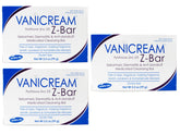 Vanicream Z-Bar emballage visible, savon médicamenteux doux pour peaux sensibles.