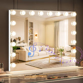 VANITII Miroir-coiffure avec 18 LED pour un maquillage précis et lumineux.