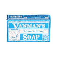 VanMan savon boeuf miel offre mousse riche pour peau douce.