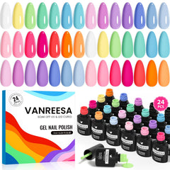 VANREESA ensemble vernis gel 21 couleurs pour des manucures variées