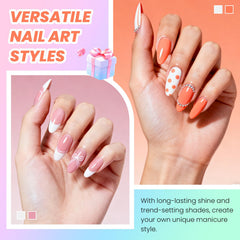 VANREESA vernis-gel brillant top-coat fini lumineux et durable