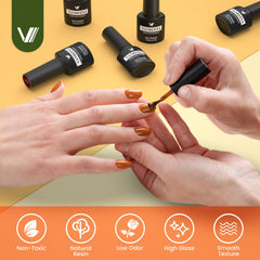 VANREESA vernis gel mate 7ml donne une finition moderne.