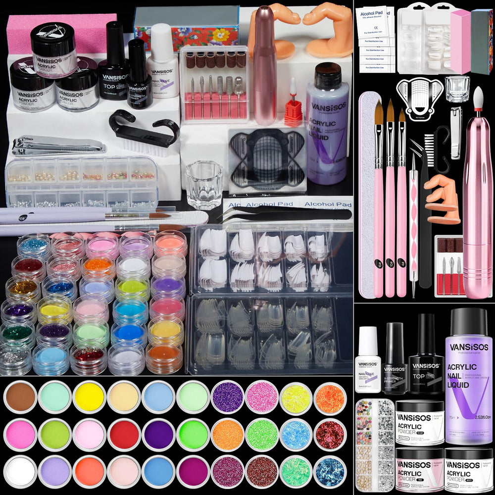 VANSISOS kit acrylique débutants – ensemble complet pour démarrage facile et professionnel.