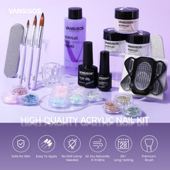 VANSISOS liquide acrylique 75 ml, mélange rapide sans lampe UV.