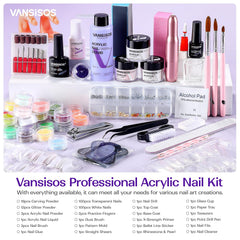 VANSISOS perceuse ongles électrique – outil polyvalent pour limage, façonnage et polissage.