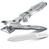 Ciseaux VANWIN avec ouverture large pour ongles épais et faciles à couper.