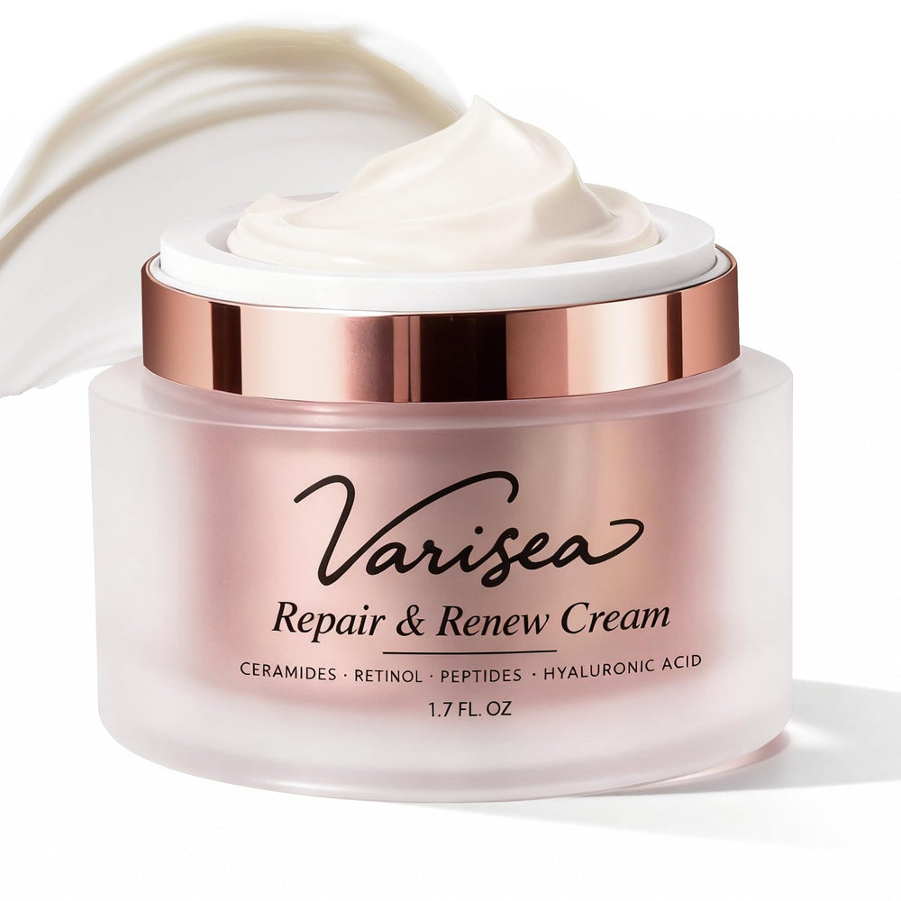 Varisea Crème Visage réparatrice dans son pot, soin nourrissant.