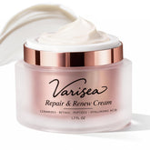 Varisea Crème Visage réparatrice dans son pot, soin nourrissant.
