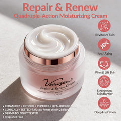 Texture riche et fondante de Varisea sur la peau, sensation luxueuse.