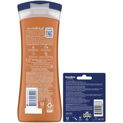 Baume lèvres Vaseline au beurre de cacao, lèvres douces et protégées.