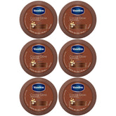 Vaseline Cocoa Glow, crème corps 6x75 ml, hydratation durable.