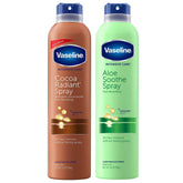 Vaseline Cocoa Radiant Spray, bouteille prête pour hydratation rapide après la douche