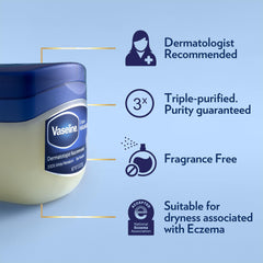 Vaseline Gelée de pétrole – format voyage pour soins rapides en déplacement.