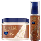 Vaseline Illuminate Me Beurre-Corps hydratant pour peau douce et satinée.