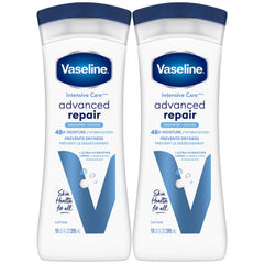 Vaseline Intensive Care Lotion Unscented 10oz bottle provides long-lasting moisture
