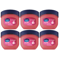 Soin Vaseline Lèvres Rosées, pot mini rose, hydratation légère.