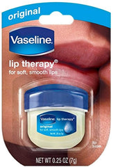 Vaseline Lip Therapy Original Mini – baume lèvres, pack 4 pour utilisation quotidienne.