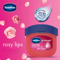 Lot de trois baumes Vaseline en mini-pots pour le sac.