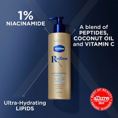 Huile de coco dans Vaseline Radiant X Even Tone pour nourrir en profondeur