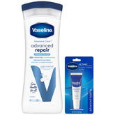 Lotion Vaseline sans parfum dans sa bouteille, hydratation prolongée