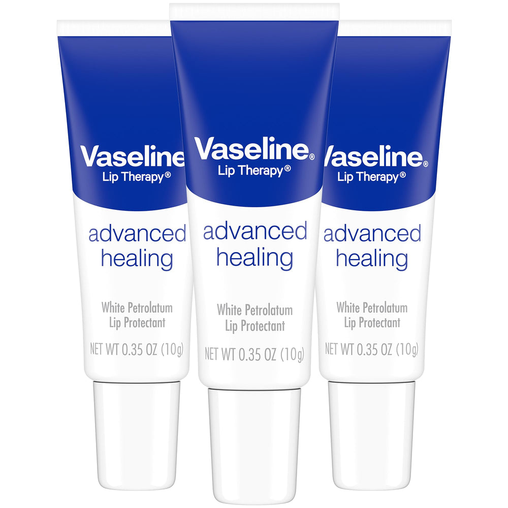 Vaseline Soin Lèvres Avancé, tube 0,35 oz, hydratation rapide pour lèvres sèches.