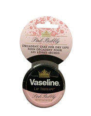 Vaseline soin lèvres rose pétillant extrait raisin champagne pour douceur et lissage.