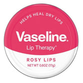 Vaseline Soin Lèvres teinte rosée dans étui métal: hydratation rapide et fini naturel.