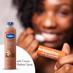 Coffret Vaseline Cocoa Radiant Spray prêt à offrir, emballage soigné