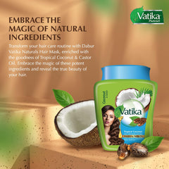 Format 500 ml Vatika Naturals pour une routine nourrissante.