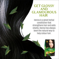 Vatika Naturals mélange henné naturel – coloration et soin.
