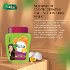 Vatika Naturals pot 500ml format généreux pour des soins réguliers.