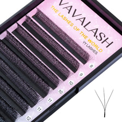 VAVALASH cils W 3D Premade Fans, application rapide pour un regard volumisé.