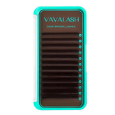 VAVALASH extensions cils brun foncé, 0-03 CC, 8-15 mm, aspect naturel.