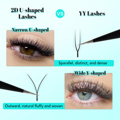 VAVALASH U Lash; épaisseur 0,07 mm légère pour un maquillage discret